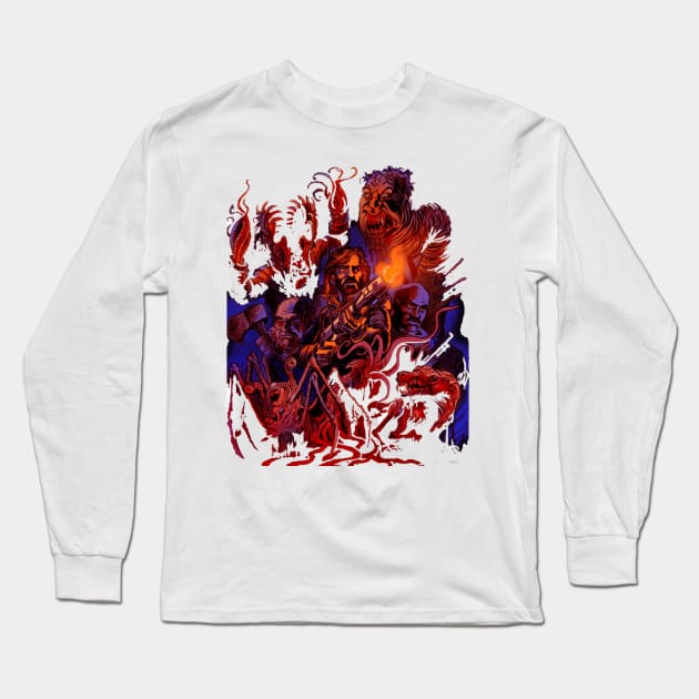 John Carpenters - The Thing Long Sleeve T-Shirt by KalmenMcroy